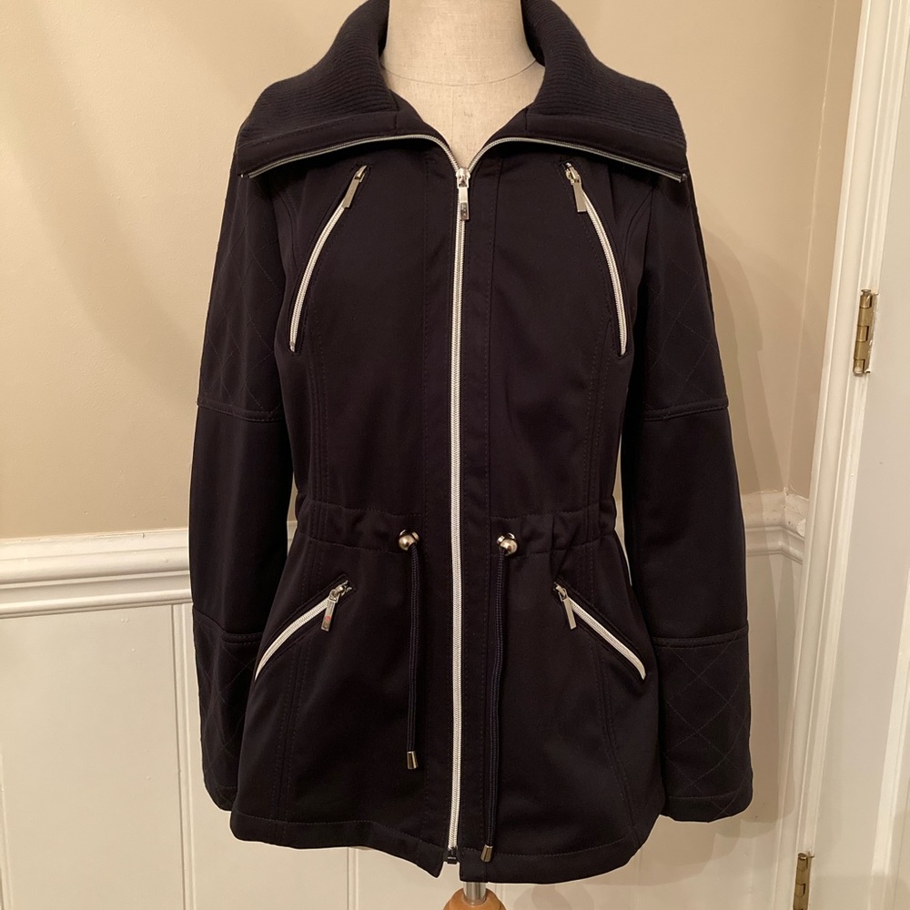 Laundry by Shelli Segal Navy Blue Jacket